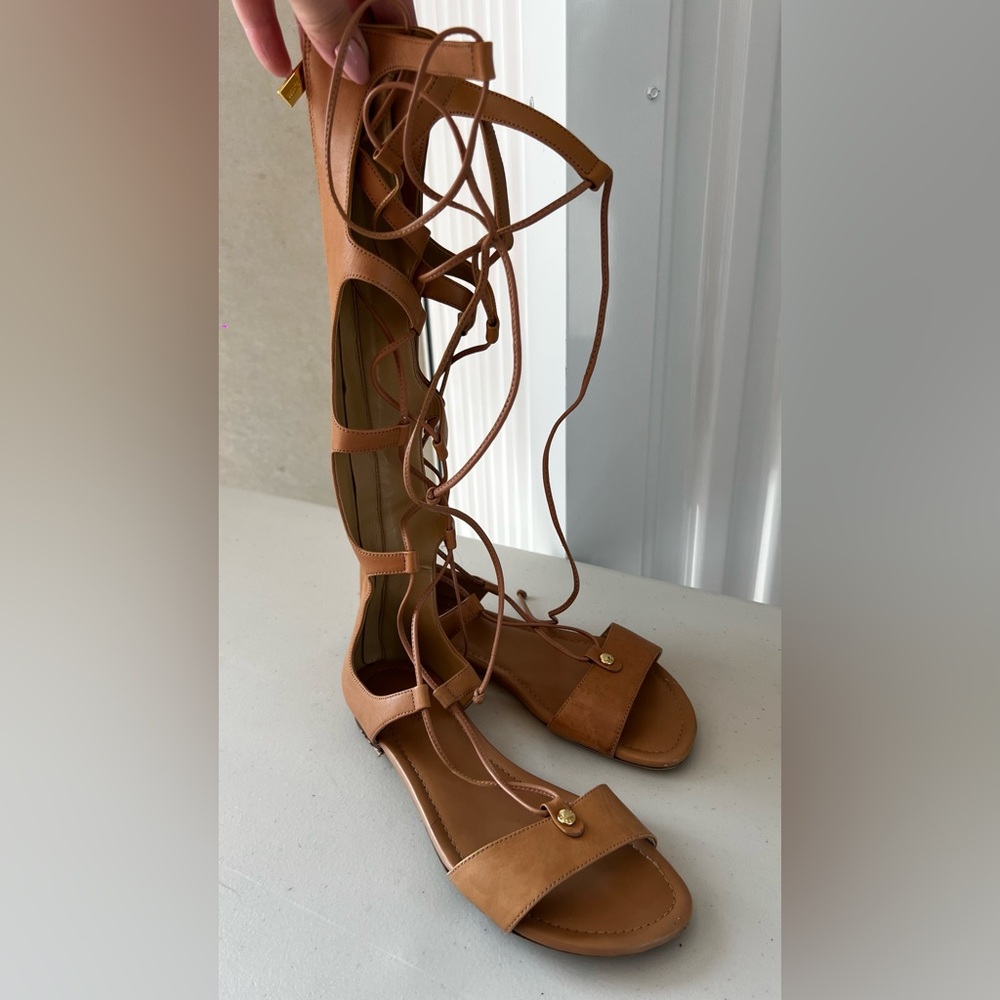 Michael Kors Brown Gladiator Sandals